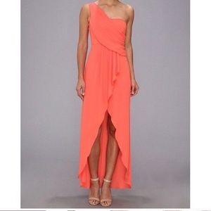 BCBG Maxazria Kail One shoulder dress